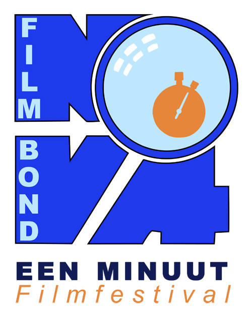 1-minuut Filmfestival::Doe mee en maak een 1-minuutfilm. NOVA-leden mogen gratis meedoen. Toegang is gratis. Het publiek bepaalt de winnaar via een knock-out methode. logo NF